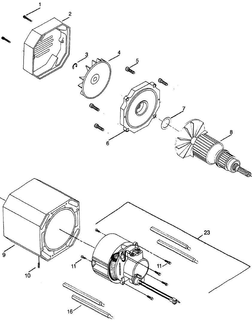 Elite E15 UNITEC Motor Complete